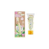 Uravas Store Jack N' Jıll Jack N Jill Bebek Diş Fırçalama Seti (Silikon Diş Fırçası + Muz Aromalı Macun 50G)