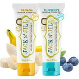 Uravas Store Jack N' Jıll Jack N Jill Doğal Sertifikalı Diş Macunu - Muz & Yaban Mersini (2X50G)