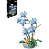 Uravas Store Jaki Plante Serisi Saksıda Mavi Orkide 581 Parça Oyucak Yapım Seti -FFJK29011