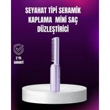 Uravas Store Kablosuz USB Şarjlı Saç Düzleştirici Tarak – Seyahat Boy