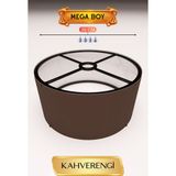 Uravas Store Kahverengi Lambader Başlığı 35 cm Mega Boy