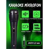 Uravas Store Karaoke Mikrofon Kablolu Mikrofon 6.5 mm Karaoke Mikrofonu