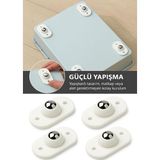 Uravas Store Kartelalı 4pcs Tek Bilya Tekerlekli Mobilya Eşya Taşıma Aparatı 360° 8kg Taşıma Kapasite