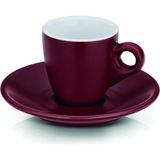 Uravas Store Kela 12752 Mattia Espresso Fincan Seti 2li Kirmizi 50ML