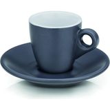 Uravas Store Kela Mattia Espresso Fincan Seti 2'li Gri 50 ml