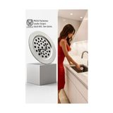 Uravas Store Kilitli Paslanmaz Lavabo Süzgeci - Akıllı Tahliye ve Tam Süzme Teknolojisi (5.5 Cm)