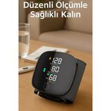 Uravas Store Koldan Ölçer Dijital Tansiyon Aleti Geniş Ekranlı Hafızalı Nabız Ölçüm Cihazı