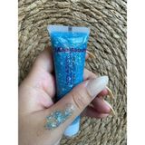 Uravas Store Kozmetik Okyanus Mavisi Simli Yüz ve Vücut Simi Desenli, SERASHINEGOZFARI250