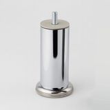 Uravas Store Krom Gümüş 10 cm 51 mm Kalın Metal Mobilya Ayağı Modern Dayanıklı Koltuk Kanepe Tv Ünitesi M8 Civata