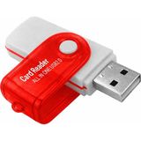 Uravas Store Kyrotech Pc Için USB Sd Kart Okuyucu, Micro Sd Karttan USB Adaptörüne, Kamera Için Ms Duo/micro Ms Kart Okuyucu Hafıza Kartı Okuyucu, Pc/dizüstü Bilgisayar Için Kart Okuyucu Kırmızı