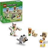 Uravas Store LEGO Minecraft Tavuk Jokey Çöl Saldırısı 21592-9 Yaş ve Üzeri Çocuklar Için Yavru Zombi Kurusu, Tavşan, Bebek Köylü ve Yavru Kurt Dahil 6 Figür Içeren Oyuncak Yapım Seti, Hediye Fikri (428 Parça)