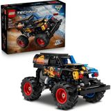 Uravas Store LEGO Technic Monster Jam Grave Digger Ateş ve Buz 42219 – 7 Yaş ve Üzeri Kız ve Erkek Çocuklar Için Gerçekçi Detaylar Içeren Çek Bırak Kamyon Oyuncak Yapım Seti, Yaratıcı Hediye Fikri (263 Parça)