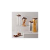 Uravas Store Linens Handle Cam-Akasya Kapak 10X10X24 cm Kavanoz