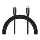 Uravas Store Livx 80CM Thunderbolt 4 Uzatma Kablosu – 40GBPS Veri Transferi, 8K@60Hz Video, 100W Pd Hızlı Şarj, Örgülü Naylon, Tip C Dişi - Erkek Uzatıcı Xcu