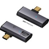 Uravas Store Livx Type C To 2 Usb3.2 100W 10GBPS Veri Aktarımı Kulaklık Müzik Dinleme Dönüştürücü Çevirici Otgcc