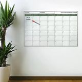 Uravas Store® Manyetik Yapışkanlı Bir Aylık Program Planlayıcı Takvim 85X56 Cm