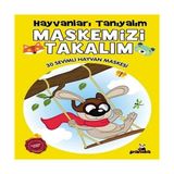 Uravas Store Maskemizi Takalım - Hayvanları Tanıyalım - 30 Sevimli Hayvan Maskesi - Seçenek