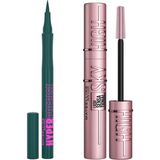Uravas Store Maybelline New York Hyper Precise All Day Eyeliner- 730 Jungle & Lash Sensational Sky High Maskara Makyaj Seti