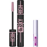 Uravas Store Maybelline New York Lash Sensational Sky High Cosmic Black Maskara & Mini Tattoo Liner Gel Pencil Makyaj Seti