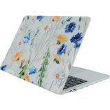 Uravas Store Mcstorey MacBook Air 13 Inç Kılıf A1369 A1466 Uyumlu Çiçek Desenli Hard Case Sert Koruyucu Kapak Printed Floral Laptop Kılıfı 2010-2017 Sarı