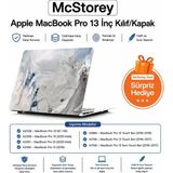 Uravas Store Mcstorey MacBook Pro 13 Mermer Desenli Kılıf A1706 A1708 A1989 A2159 A2251 A2289 A2338 M1 M2 Uyumlu Baskılı Sert Kılıf Ince Hafif Koruyucu Kapak R-39