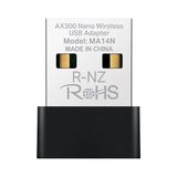 Uravas Store Mercusys MA14N | AX300 Mbps Nano USB Wi‑fi 6 Adaptör | Kolay Kurulum | Windows & Linux Uyumlu | Tak‑çalıştır