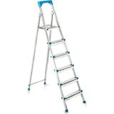 Uravas Store Merdiven 5+1 Basamakli Metal Merdiven 125CM 120KG
