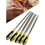 Uravas Store MEŞEM-1290 32 cm Büyük Boy 5 Li Eğe Seti Marka Yüksek Kalite Üçken Kare Oval Set 1410