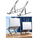 Uravas Store Metal Tablet Tutucu, Dizüstü Bilgisayar Standı, Masa Üstü Bilgisayar Standı, Ayarlanabilir Alüminyum Katlanabilir, Taşınabilir, MacBook Air Pro, Ipad, Lenovo Uyumlu, 10-15,6” Uyumludur