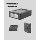 Uravas Store Mey Ithalat® 6 LED Güneş Enerjili Sensörlü Lamba – Akıllı Işık Sensörlü, Enerji Tasarruflu Bahçe Aydınlatma