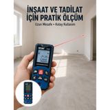 Uravas Store Mey Ithalat® Dijital Lazer Mesafe Ölçüm Cihazı Inşaat ve Ev Kullanımı Yeni Nesil