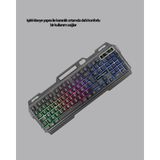 Uravas Store Mey Ithalat® Gaming Set Işıklı Klavye Mouse + Bluetooth 5.2 Kulaklık Paketi