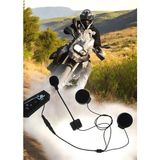Uravas Store Mey Ithalat® Kask Kulaklığı Motosiklet Intercom Interkom Dinleme Konuşma Özellikli Su Geçirmez