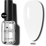 Uravas Store Momo Professional Kalıcı Oje K002 Kireç Beyazı 4 ml