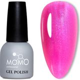 Uravas Store Momo Professional Kalıcı Oje S034 Mor Sedefli Fuşya 14 ml