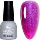 Uravas Store Momo Professional Kalıcı Oje S035 Mavi Sedefli Mor 14 ml