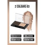 Uravas Store New Well Porcelain Make Up 2'li Far Paleti No:03, T1022