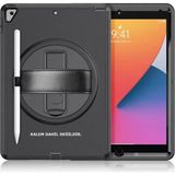 Uravas Store Newface Apple Ipad 10.2 (7.nesil) Kılıf Hand Strap Tablet Kılıfı - Siyah