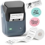 Uravas Store Nıımbot B1 Etiket Makinesi, Otomatik Tanımlamalı Bluetooth Taşınabilir Etiket Yazıcısı, Ofis, Ev, Iş Için Kullanımı Kolay, 2 x 1.2 Inç Etiket/rulo (Mavi)