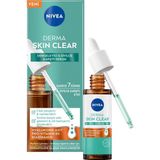 Uravas Store Nıvea Derma Skin Clear Dengeleyici ve Sivilce Karşıtı Serum 30ML, Cildi Yatıştırır, Komedojenik Değildir,niasinamid, Hyaluronik Asit, Pro Vitamin B5,yağlı,karma Cilt
