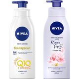 Uravas Store Nıvea Nbody Q10 Sıkılaştırıcı Losyon + Nbody Pump Kiraz Çiçeği&jojoba Yağı Losyon