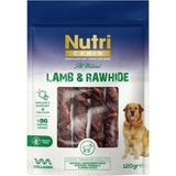 Uravas Store Nutri Canin Rawhide Kuzu Eti Sargılı Kemik Köpek Ödülü 120 gr