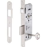 Uravas Store Oda Iç Kapı Kilidi Köşeli 40 mm 1 Anahtarlı Dayanıklı Metal Gövde Ahşap Kapılar Için Gömme Kilit