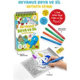 Uravas Store Okyanus - Boya ve Sil Aktivite Kitabı / 3 Yaş +