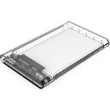 Uravas Store Orico USB 3.0 Micro B Şeffaf 2.5” Inch Sata SSD Hard Disk Kutusu
