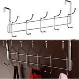 Uravas Store Orret Home 12'l Metal Kapı Arkası Askı, Amerikan Kapı Arkası Askılık, Banyo, Mutfak, Yatak Odası Için Krom Askı (2 Adet)