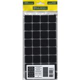 Uravas Store Pacific 6025 Bl Yapışkanlı Keçe 25 mm x 25 mm Siyah