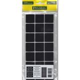 Uravas Store Pacific 6030 Bl Yapışkanlı Keçe 30 mm x 30 mm Siyah