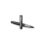 Uravas Store Parker Vector Xl Tükenmez Kalem | Pirinç Üzerine Metalik Siyah Lake | Siyah Mürekkep Doldurmalı Ince Nokta | Hediye Kutusu