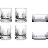 Uravas Store Paşabahçe Elysia 2' Li Çerezlik ve Elysia 4' Lü Viski Bardağı Set